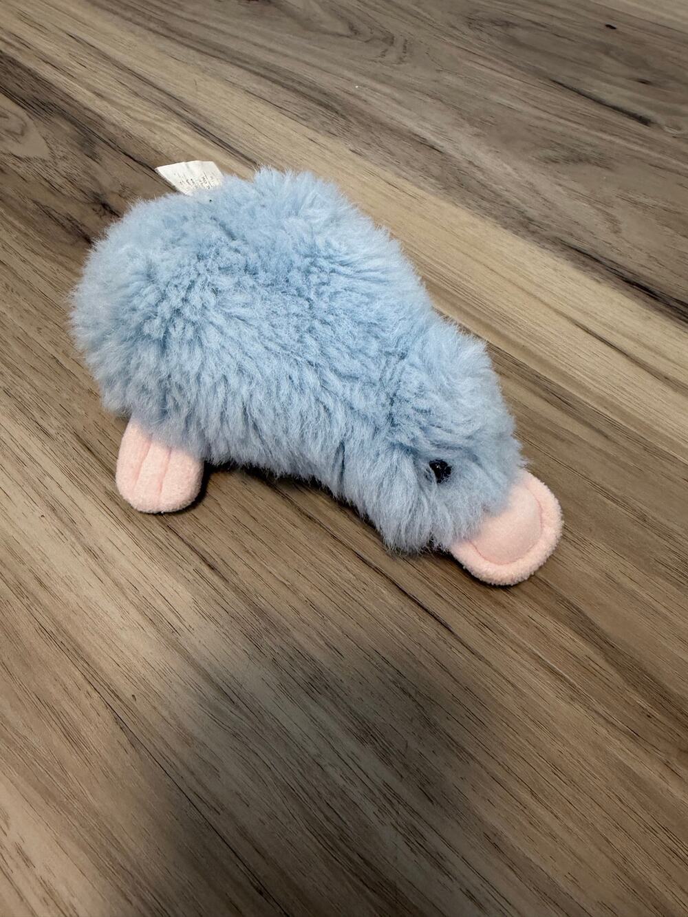 Ganz Teeny Google Mini 5" Bean Plush Duck 1999 Vintage Blue Platypus HE3471